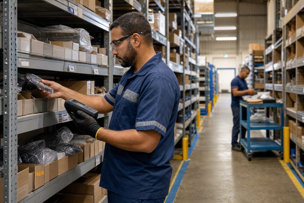 Inventario de almoxarifado sem parar a operação